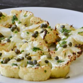 Roasted Cauliflower with Capers at Home 